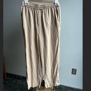 H&M Linen-Blend Summer Pants – Light Beige